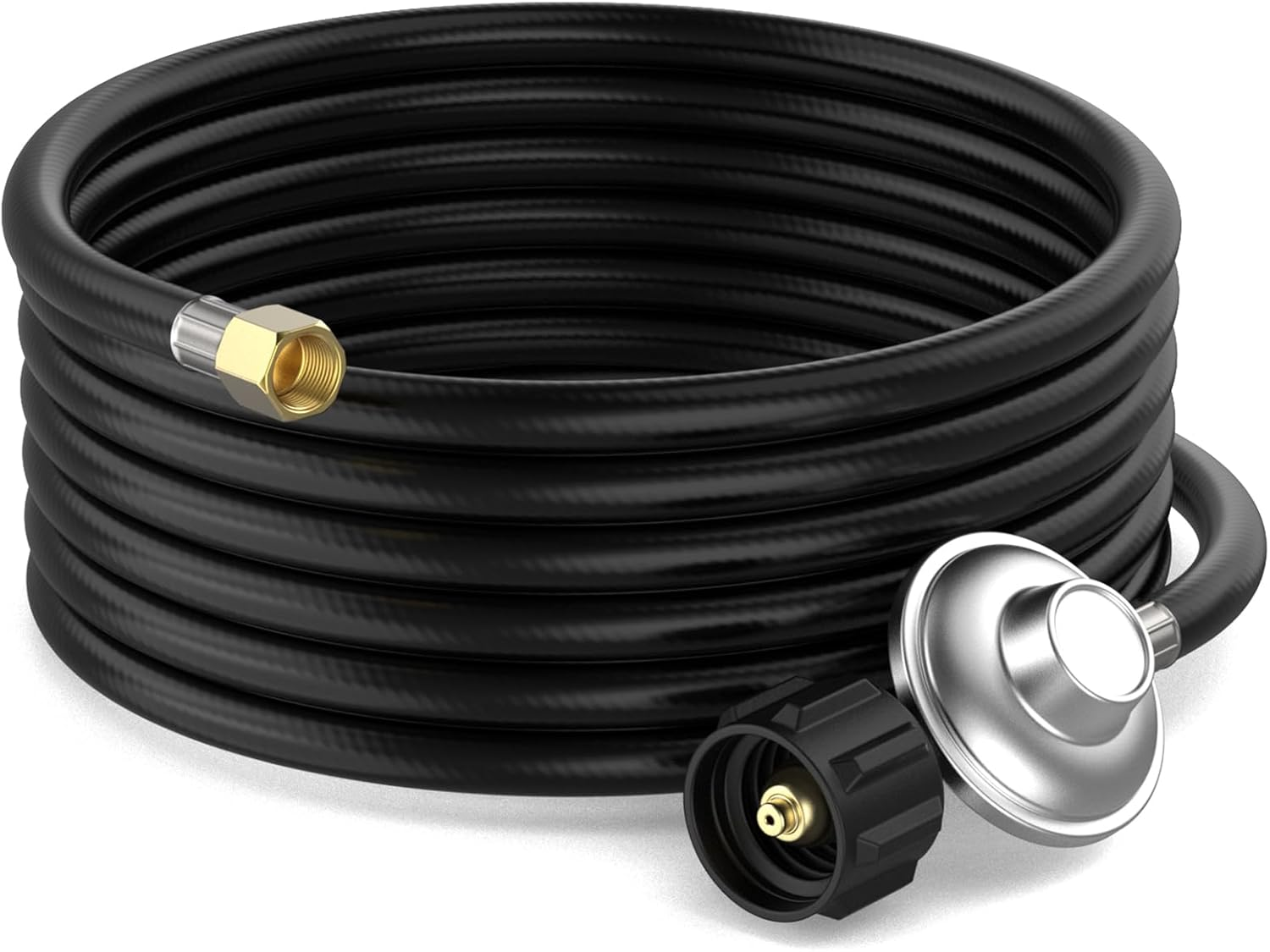 Only Fire 12 Feet Propane Regulator and Hose, Universal QCC1 Low Pressure 