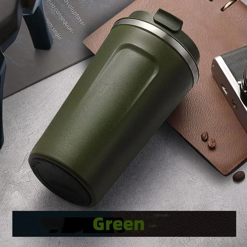 1Pc 380/510ML Travel Stainless Steel Coffee Cup Thermal Mug Leak-Proof Thermos Bottle Tea Coffee Mug Vacuum Flask Insulated Cups