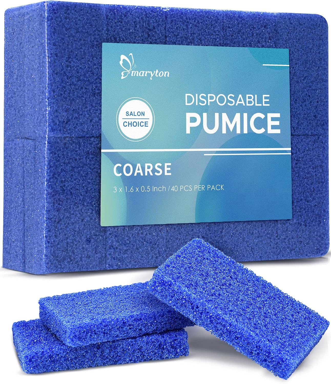 Disposable Pedicure Pumice Stone for Feet Scrubber, 40PCS