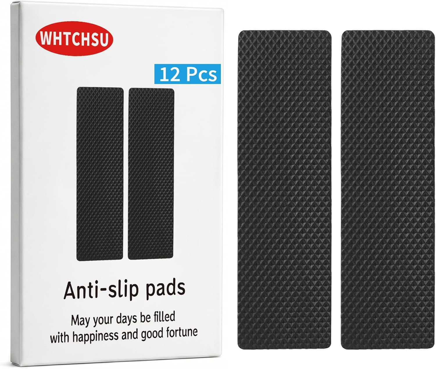 12 Pcs Premium Furniture Pads,Thick Non-Slip Pad Foot Cover Self-Furniture Gripper - Stops Slide - Adhesive Pads – Protectors