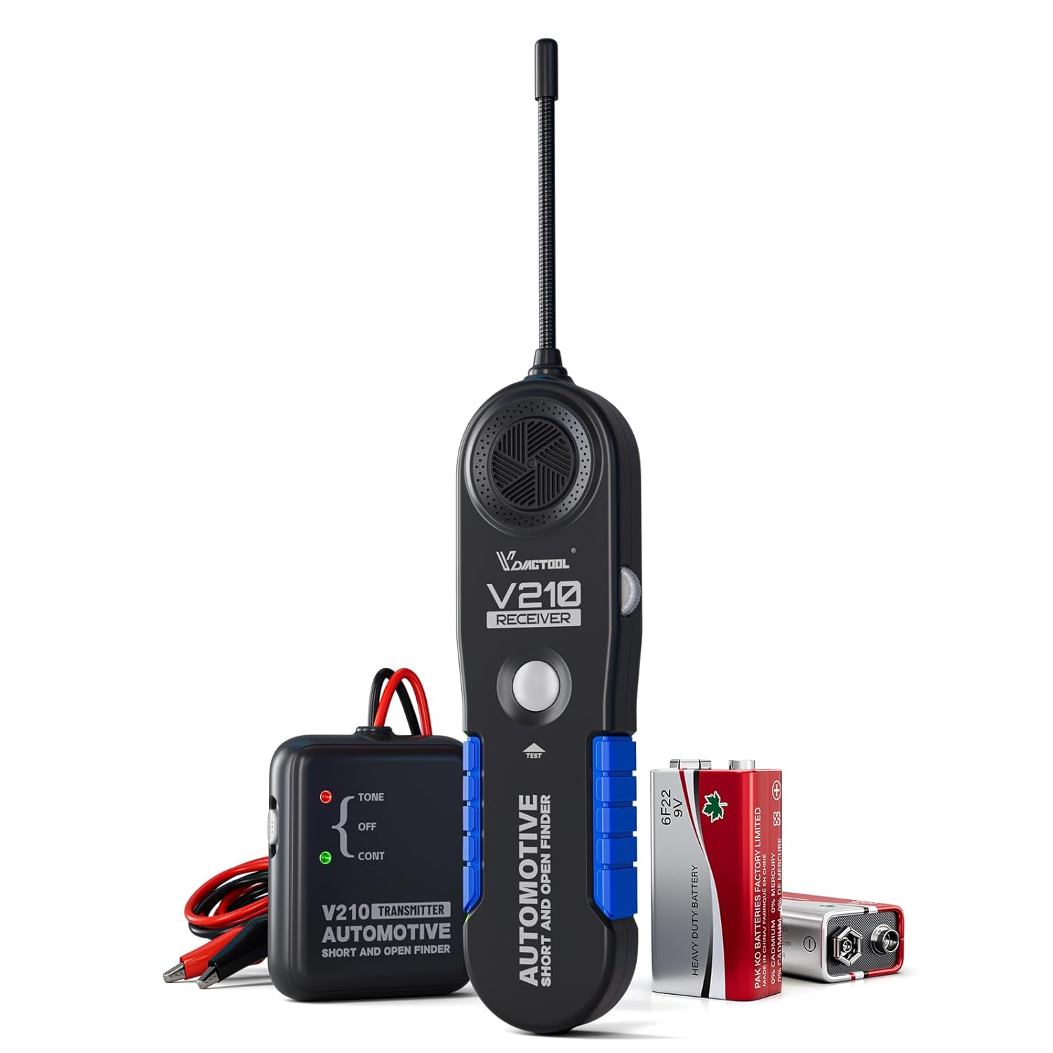 V210 Automotive Electrical Open & Short Finder Circuit Tester Wire Breaker Finder Wire Tracer Fault Probe DC 6-42V