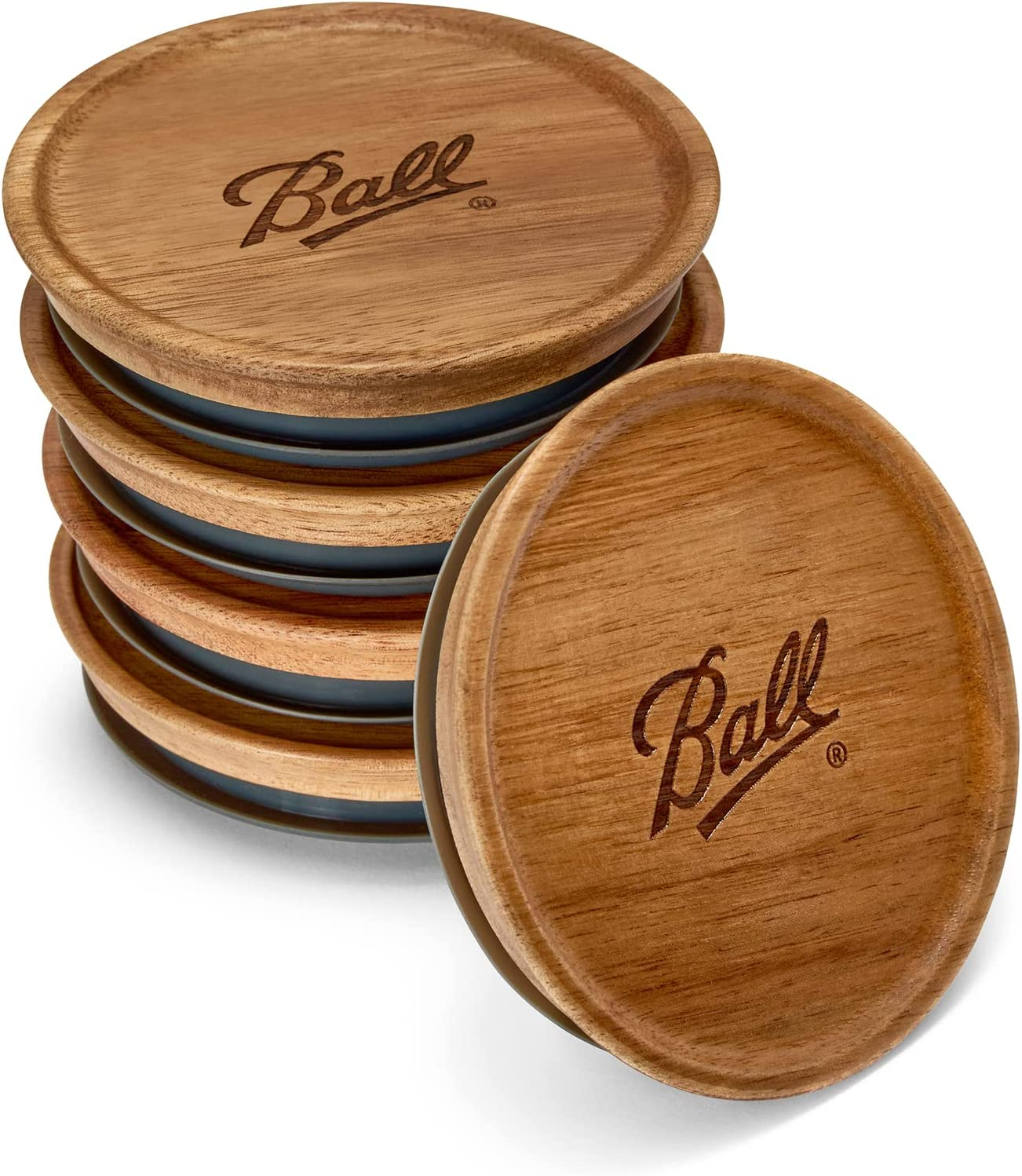® Jar Lids, 5 Pack  Jar Wooden Storage Lids