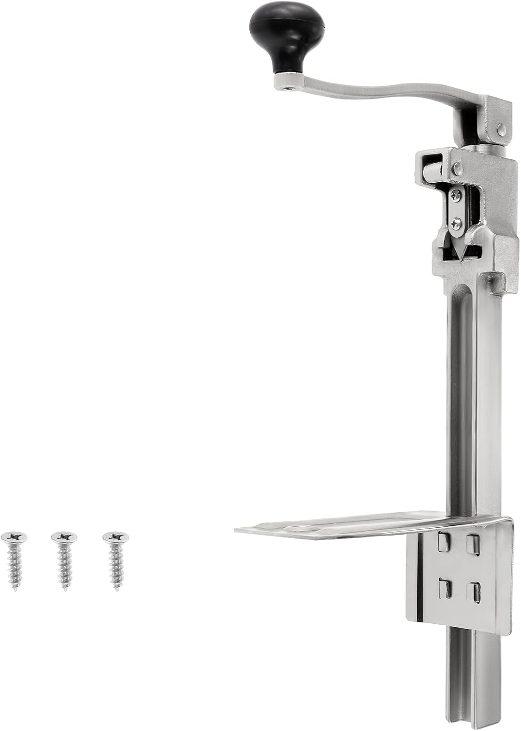 Commercial Can Opener for Restaurant, 19”/48Cm Heavy Duty Table Mount Manual Can Opener for Cans up to 13” Tall, Metal Professional Can Opener with Plated Steel Base for Hotel, Food Store