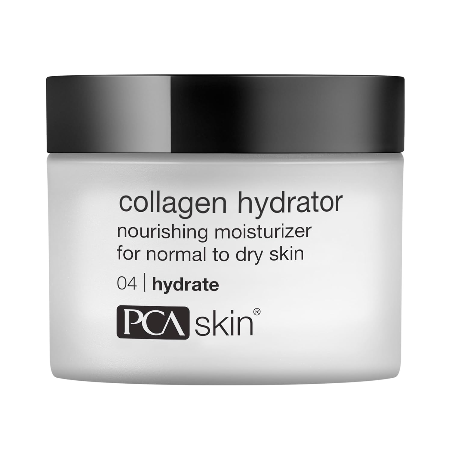 PCA SKIN Hydrating Collagen Cream for Face, Collagen Hydrator Night Cream, Hydrates and Firms Dry Mature Skin, Made with Shea Butter, Olive Fruit Oil, and Sweet Almond Fruit Extract, 1.7 Oz Tub