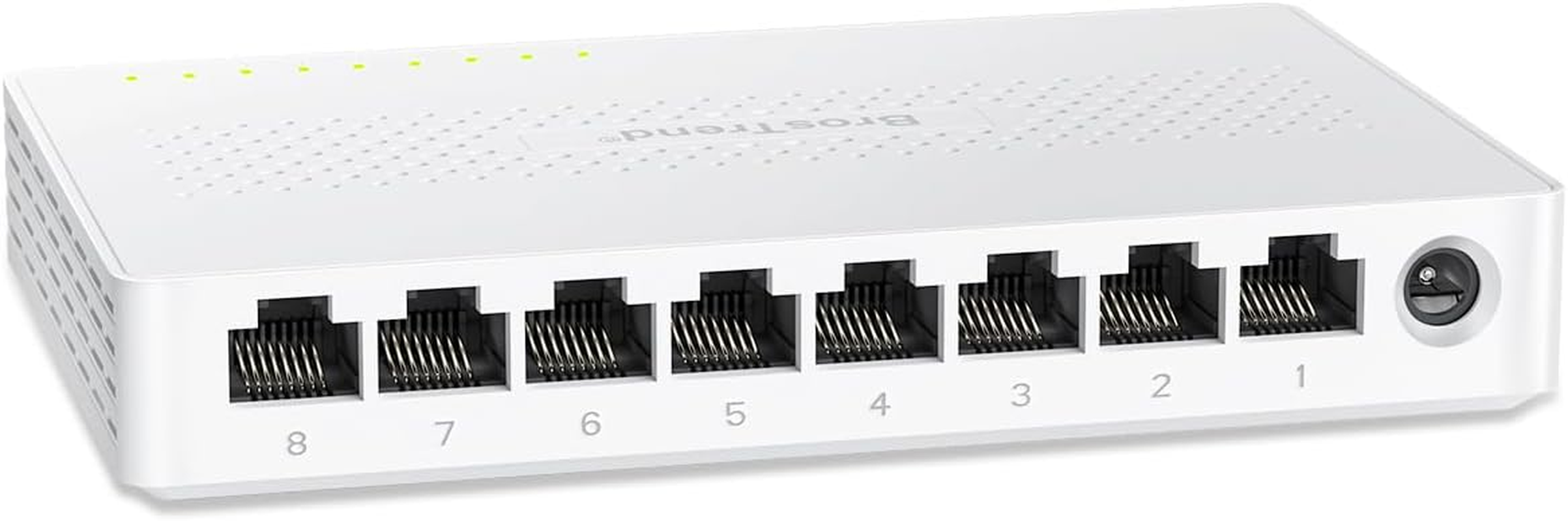 8-Port 2.5G Network Switch, Multi-Gigabit Unmanaged Plug & Play | Ethernet Switch, 2.5GB Ethernet Splitter Ideal for Gaming&Offices NAS PC, Fanless, Desktop / Wall Mount, Lifetime Protection