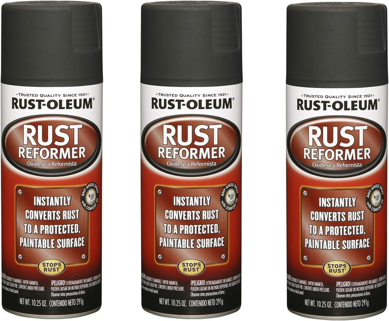 248658-3PK Rust Reformer Spray, 10.25 Oz, Black, 3 Pack | eBay