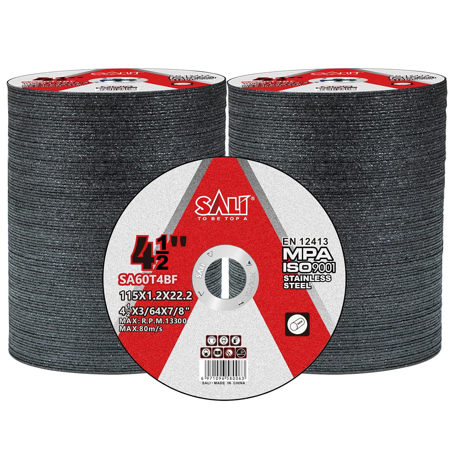 200 Pack Cut off Wheel 4 1/2 Inch Cutting Wheels 4-1/2" X 3/64" X 7/8" Professional Cutting Stainless Steel, Angle Grinder Cutting Wheel,Cutting Discs with Aggressive Cutting Upgrade (4.5In, 200)