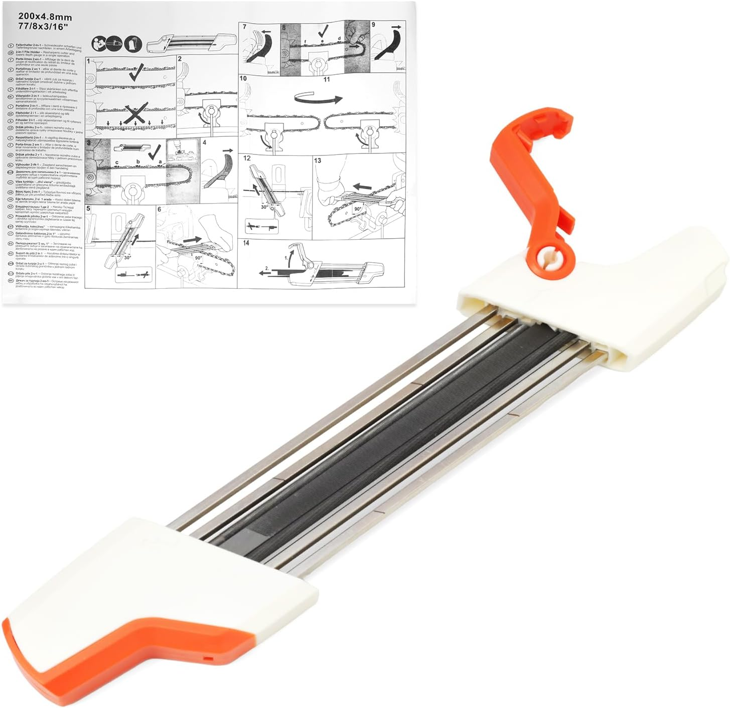 56057504304 2 in 1 Easy File Chainsaw Chain Sharpener Replacement