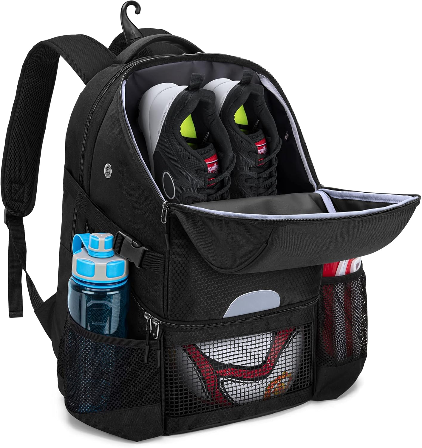 Soccer Backpack for Men, Basketball Bag with Ball Space and Separate