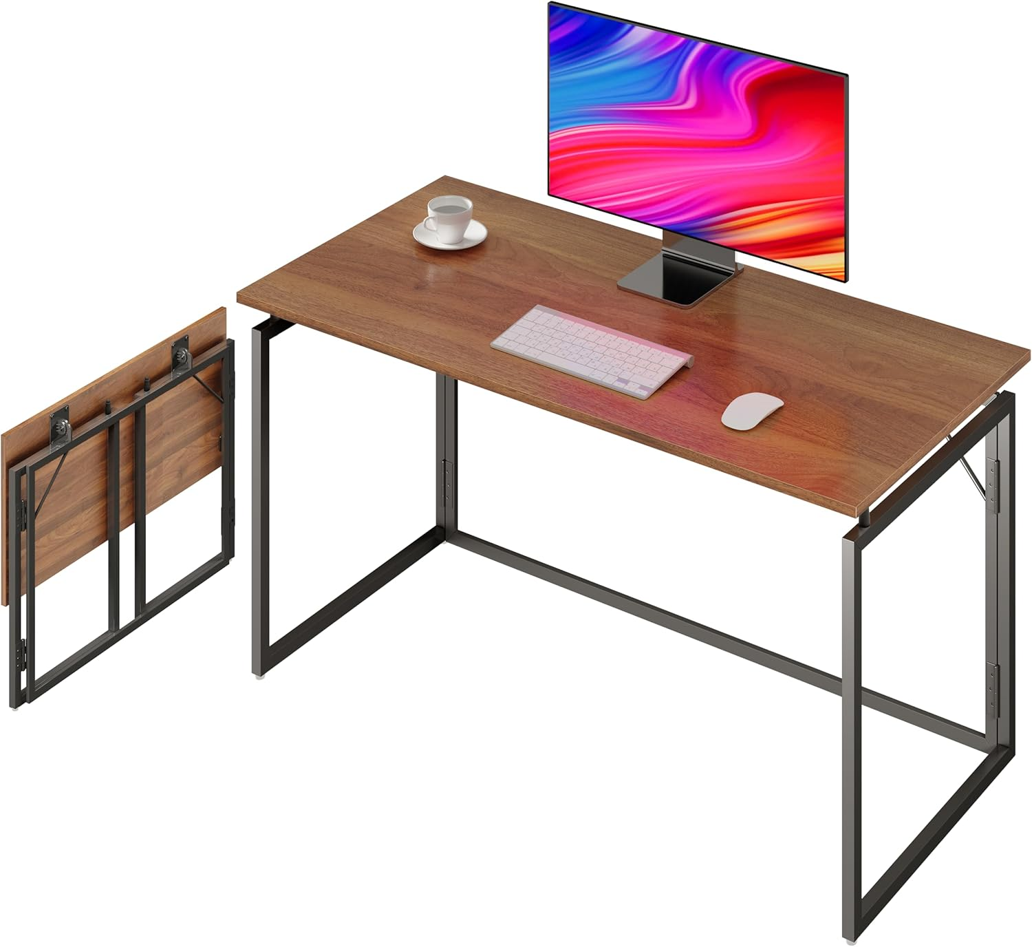 Mayitaです。デスク Folding Desk 30 Inch - Small Foldable Desk for Small Space