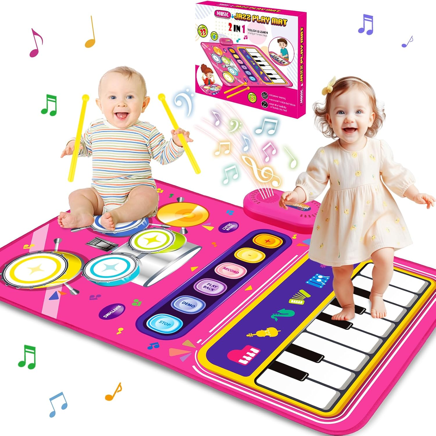 知育玩具 pia1 Toys for 1 Year Old Girl Gifts: Baby Pia Mat Toddler Toys Age 1-2