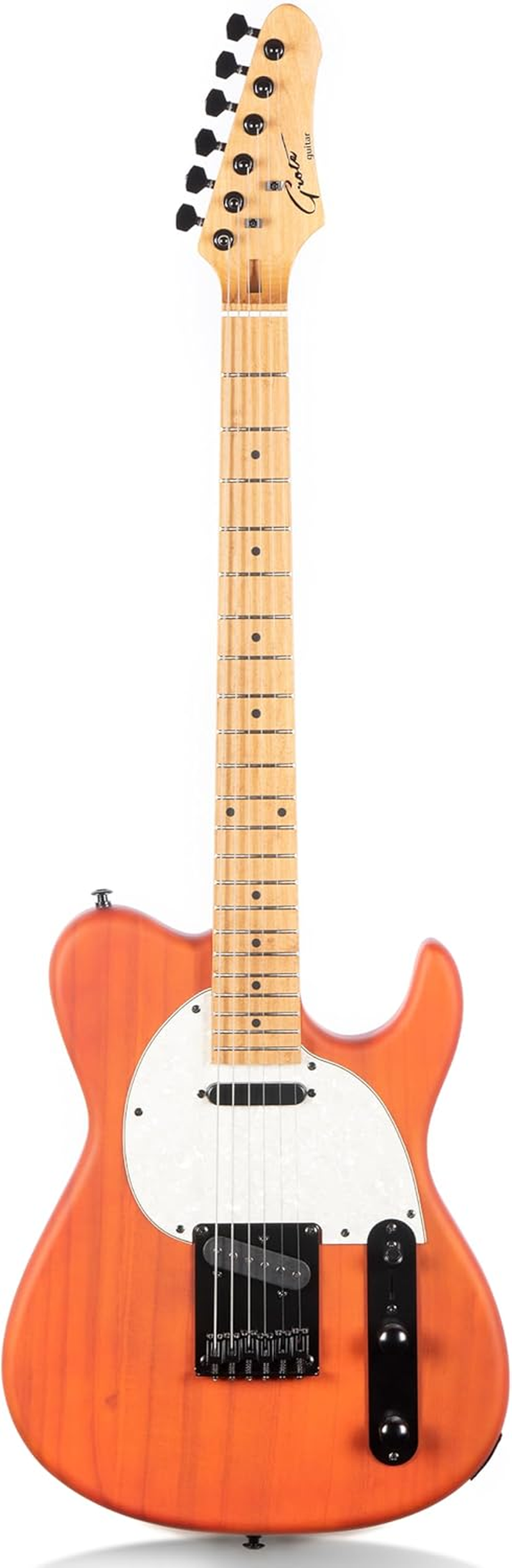 Grote Electric Guitar Right Handed TL Style Coma Red Green Maple Fretboard