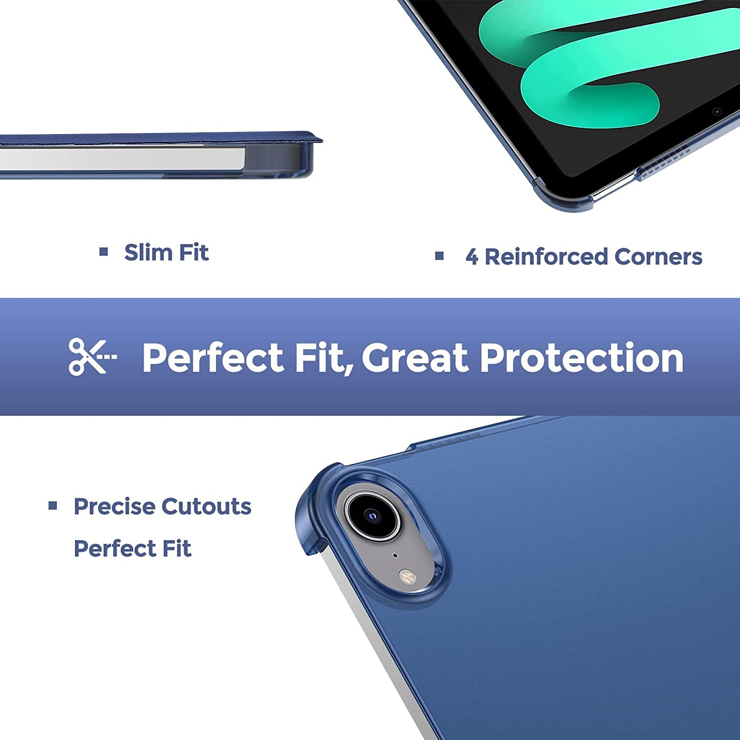 ProCase Smart Case for iPad Mini 7 A17 Pro Mini 6 8.3 Inch Mini 7th 6th Gener... - Picture 7 of 20