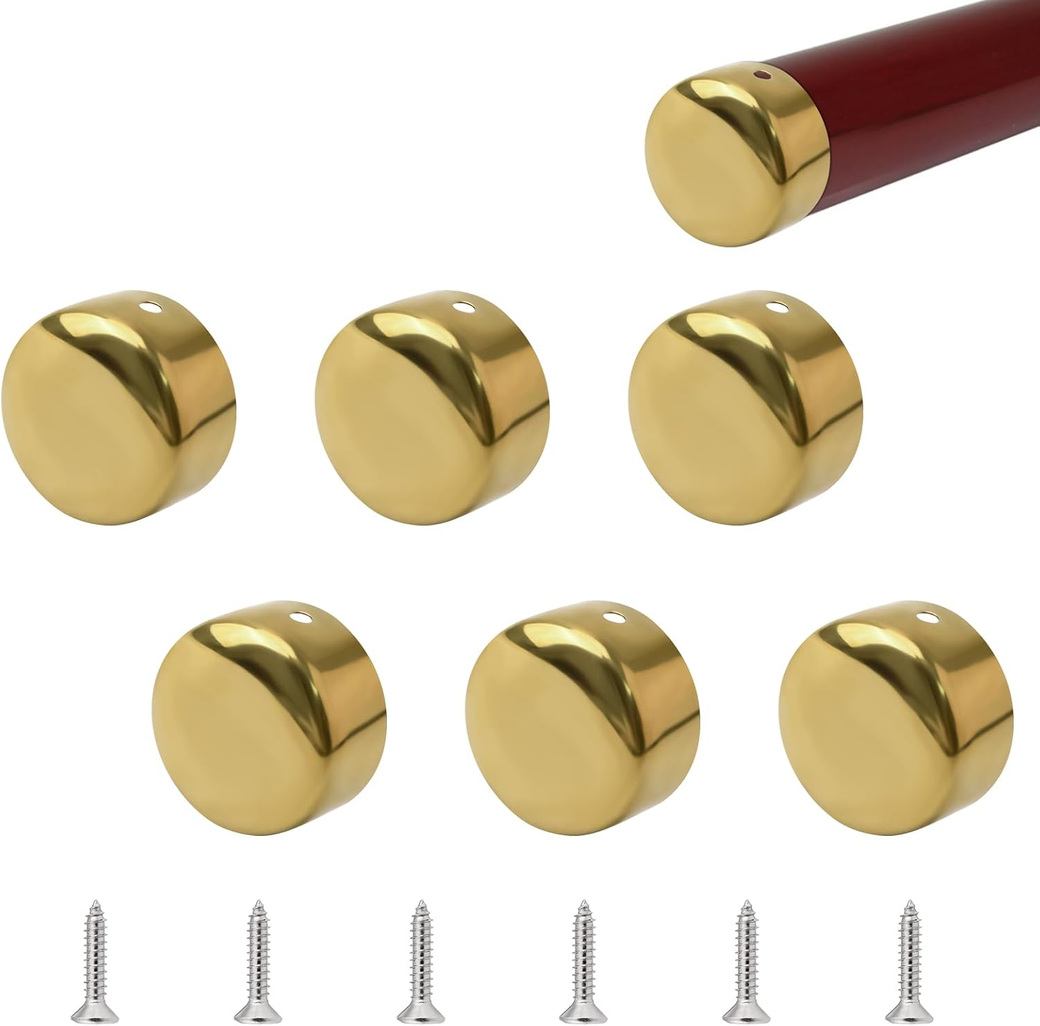 Handrail End Cap, 6PCS 45Mm/1.77