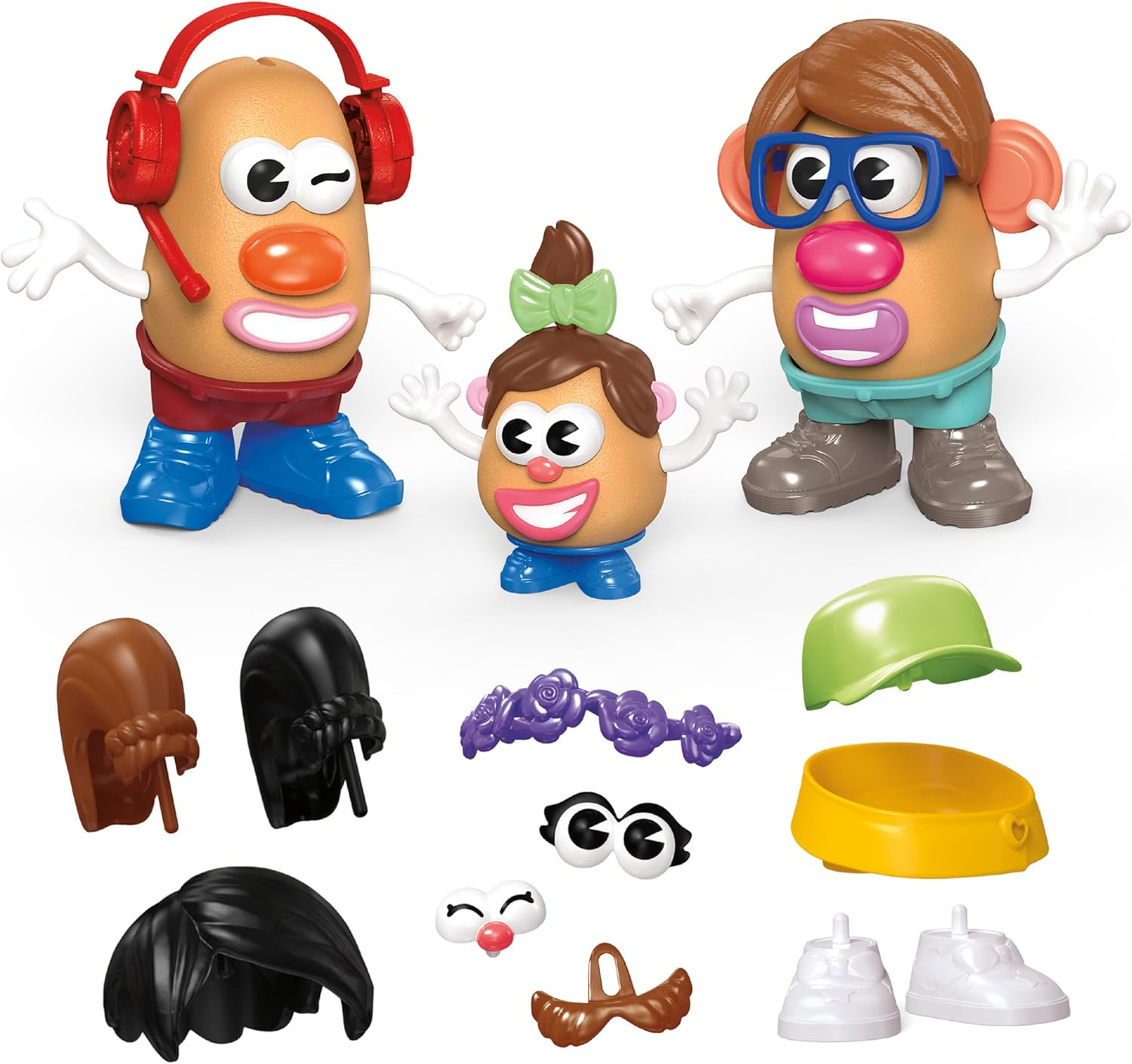 Potato Head Create Your Potato Head Family Set with 44 Parts and Pieces, Crea...