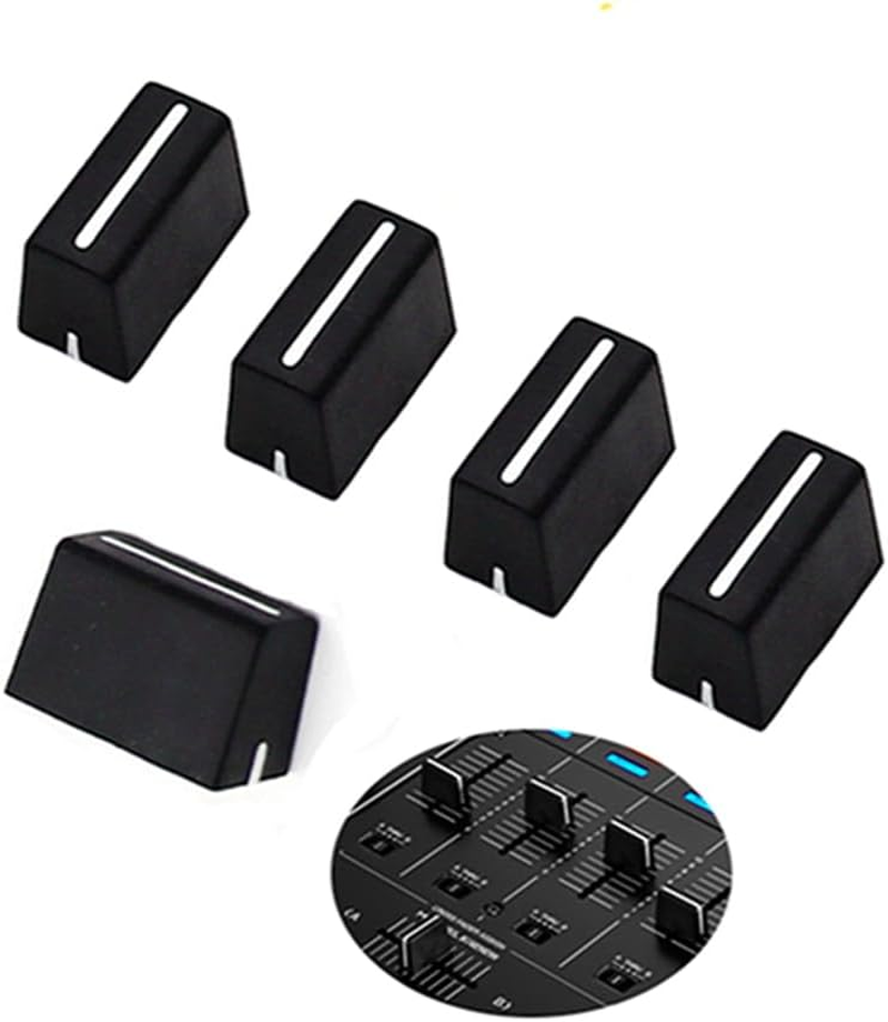 5Pcs Universal Fader Knobs Replacement Fader Cap Slider for DJ Controller Mixer 