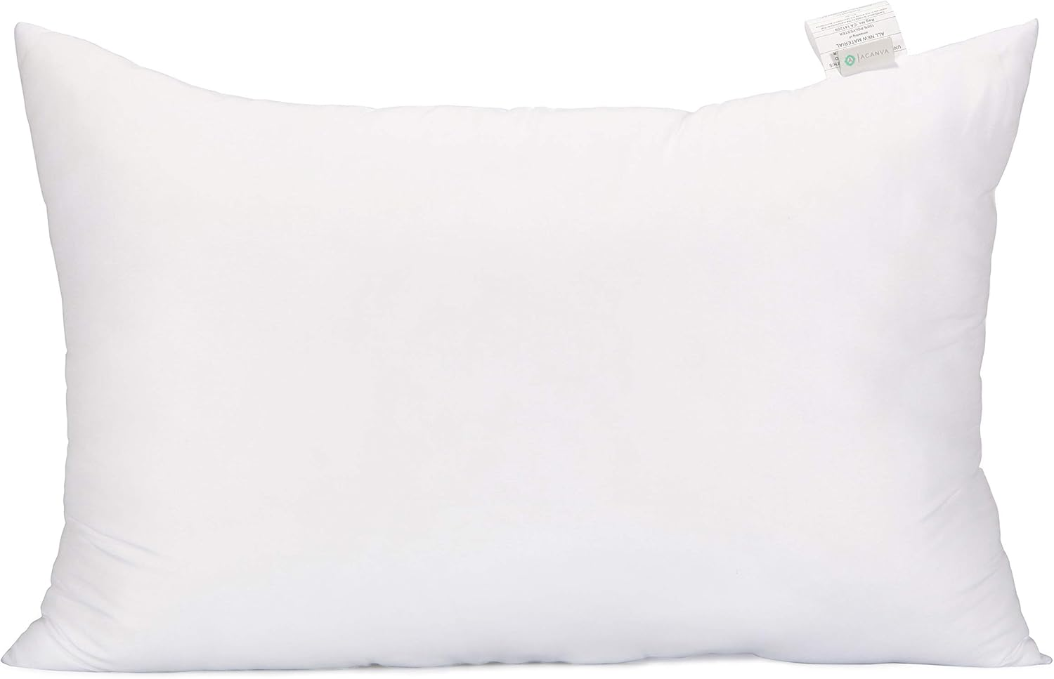 Fluffy Pillow Insert for Bed Sleeping, Decorative Stuffer Cushion Sham Filler, Standard 20X26 (Pack of 1), White