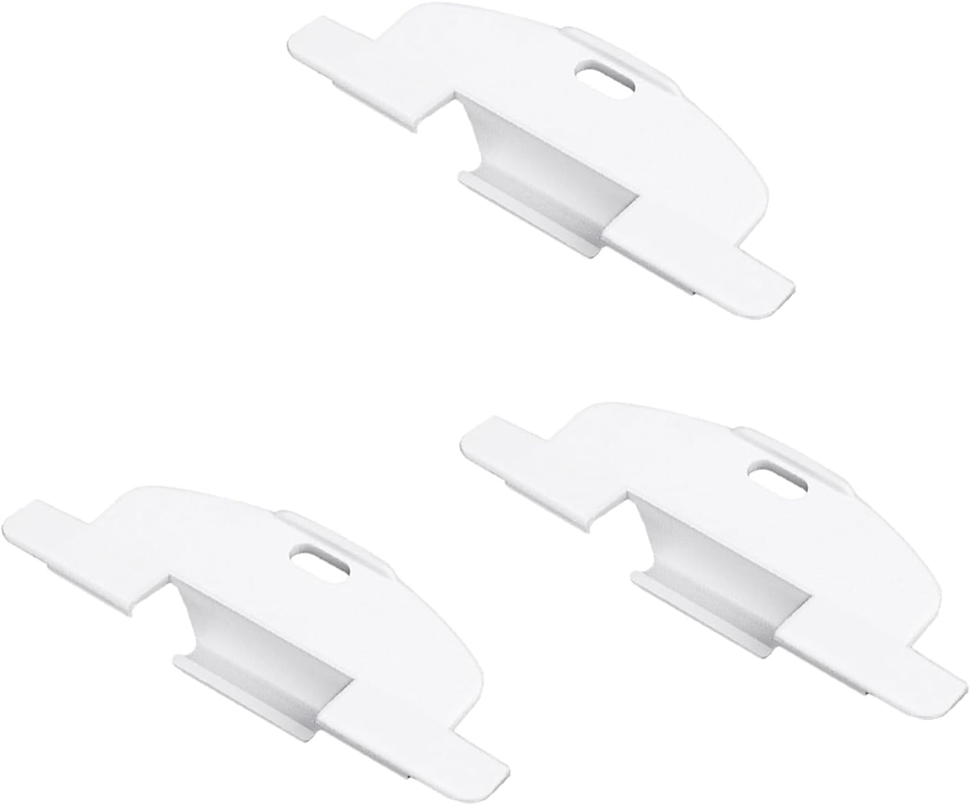 3/4" Pleat Lite Rise Handles Blind Pulls for Hunter Douglas Duette and Applause Cordless Shades(3 Pieces,White)