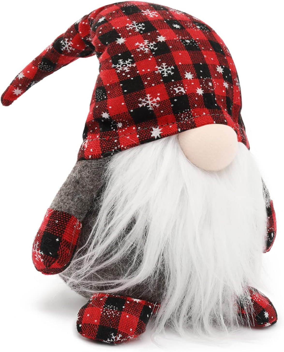 ​​​​​​​Gnome Christmas Decorations Swedish Tomte Stuffed Gnomes Plush Ornaments Holiday Elf Dwarf Thanksgiving Halloween Valentines Nordic Santa Gifts Home Tiered Tray Tabletop Décor