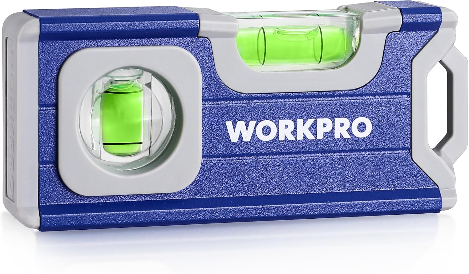 Small Level, 4-1/2 Inch Mini Level Tool, Magnetic Pocket Level with 2 Different Bubbles 90°/180°, Aluminum Alloy Construction, Cobalt Blue