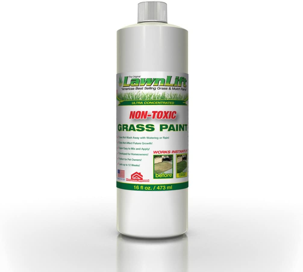 Ultra Concentrated (Green) Grass Paint 16Oz. = 1.375 Gallons of Product.