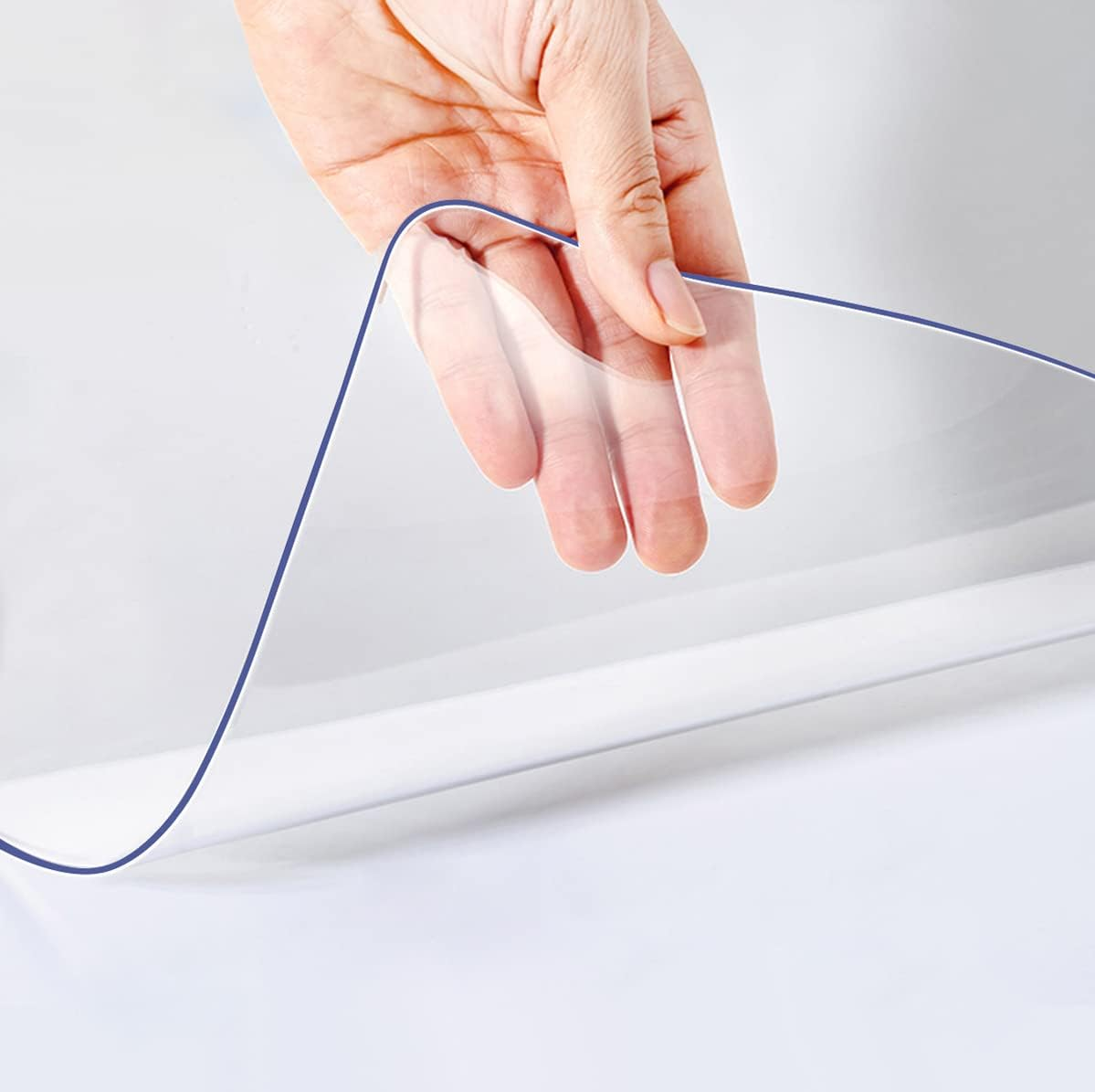 30X36 Inch Crystal Clear Dining Table Cover 1.5Mm Thick Vinyl Plastic Tablecloths