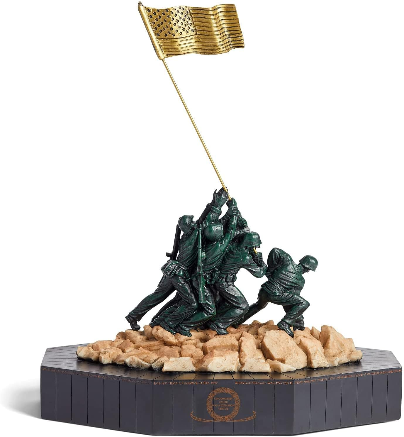 Military Gift Shop Large Marine Corps Iwo Jima Statue - Detailed, USMC WW2 War Memorial - Marine Corps Gifts or Office Décor | Iwo Jima Statues