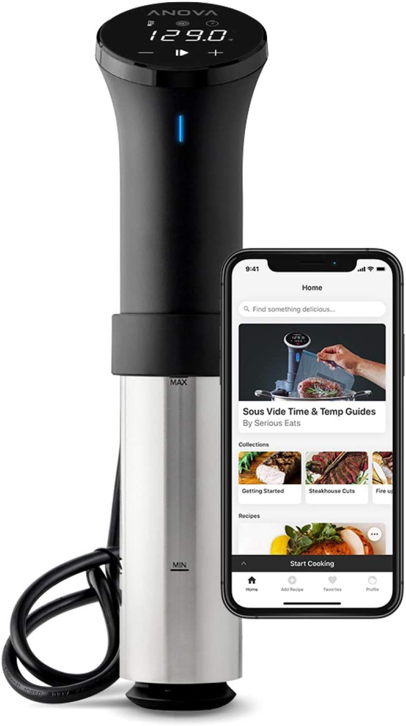 Anova Culinary Sous Vide Precision Cooker 2.0 (Wifi), 1000 Watts