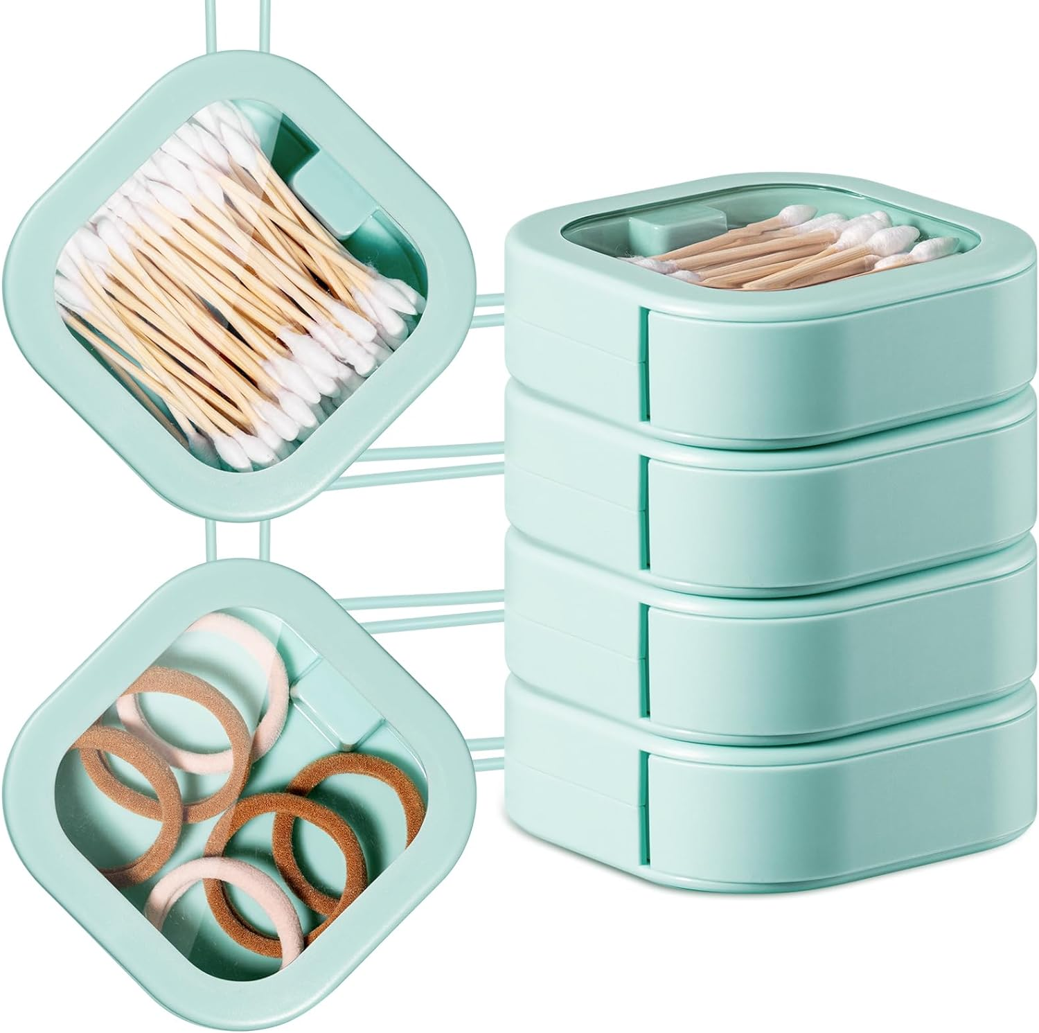 hair tie organizer box