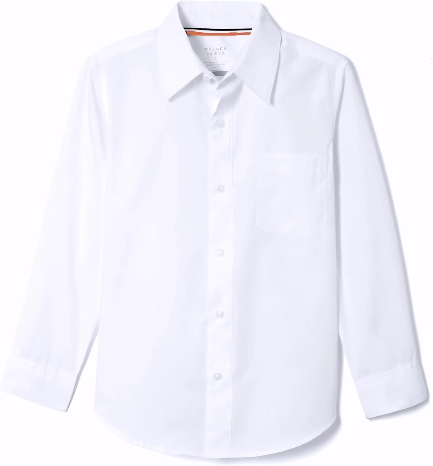 Boys' Expandable Collar Button down Dress Shirt with Long Sleeves (Standard & Husky)
