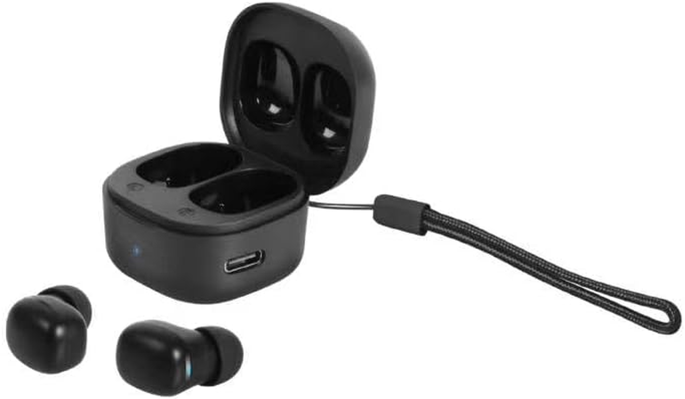 Wireless Earbuds for Small Ears, Compact Ear Buds for Kids & Teens, 2.5G Ultra-Light, Coin-Sized Charging Case, Bluetooth 5.4 Earphones for Workout &Outdoor, Laptop Pad Phones Compatible, Black