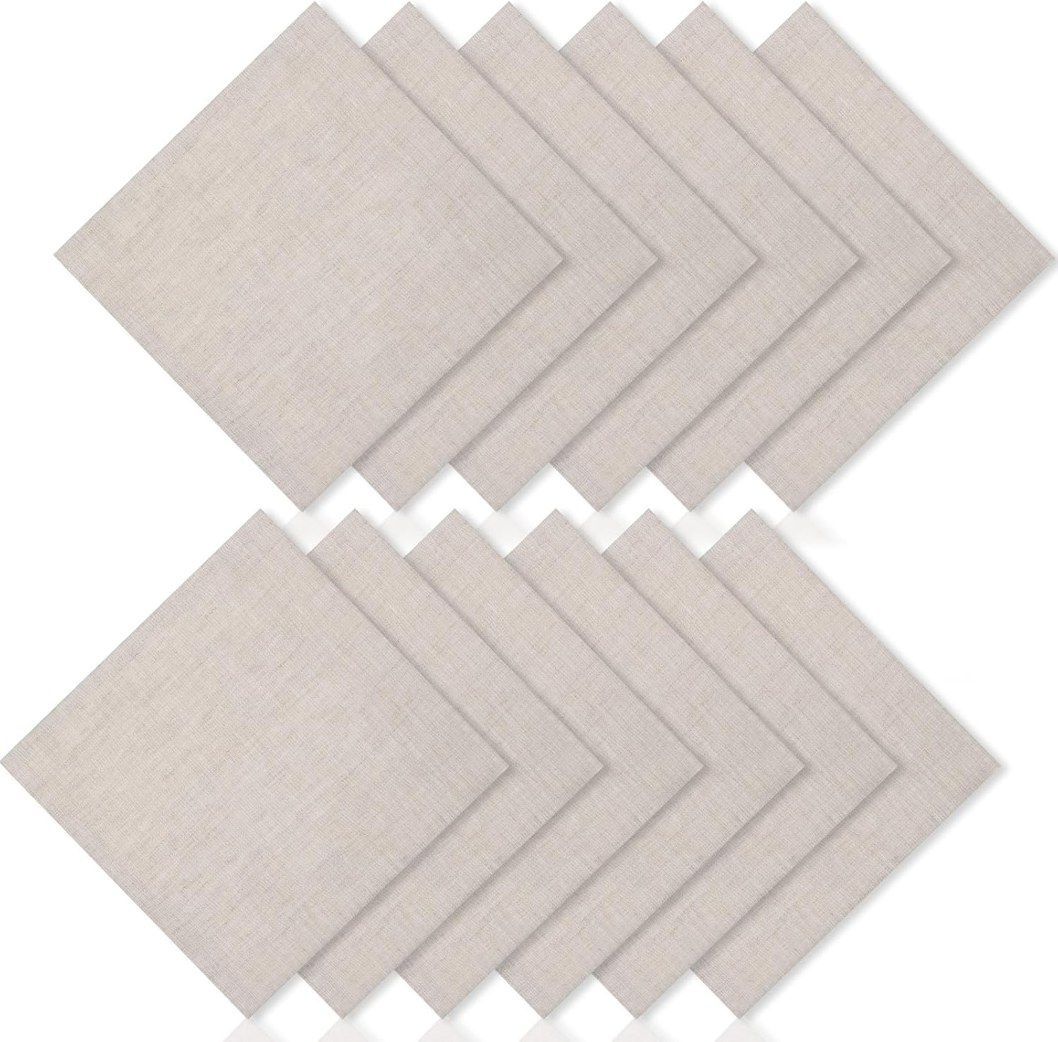 Tigeen Irish Linen Handkerchiefs 16"X16" 100% Pure Linen