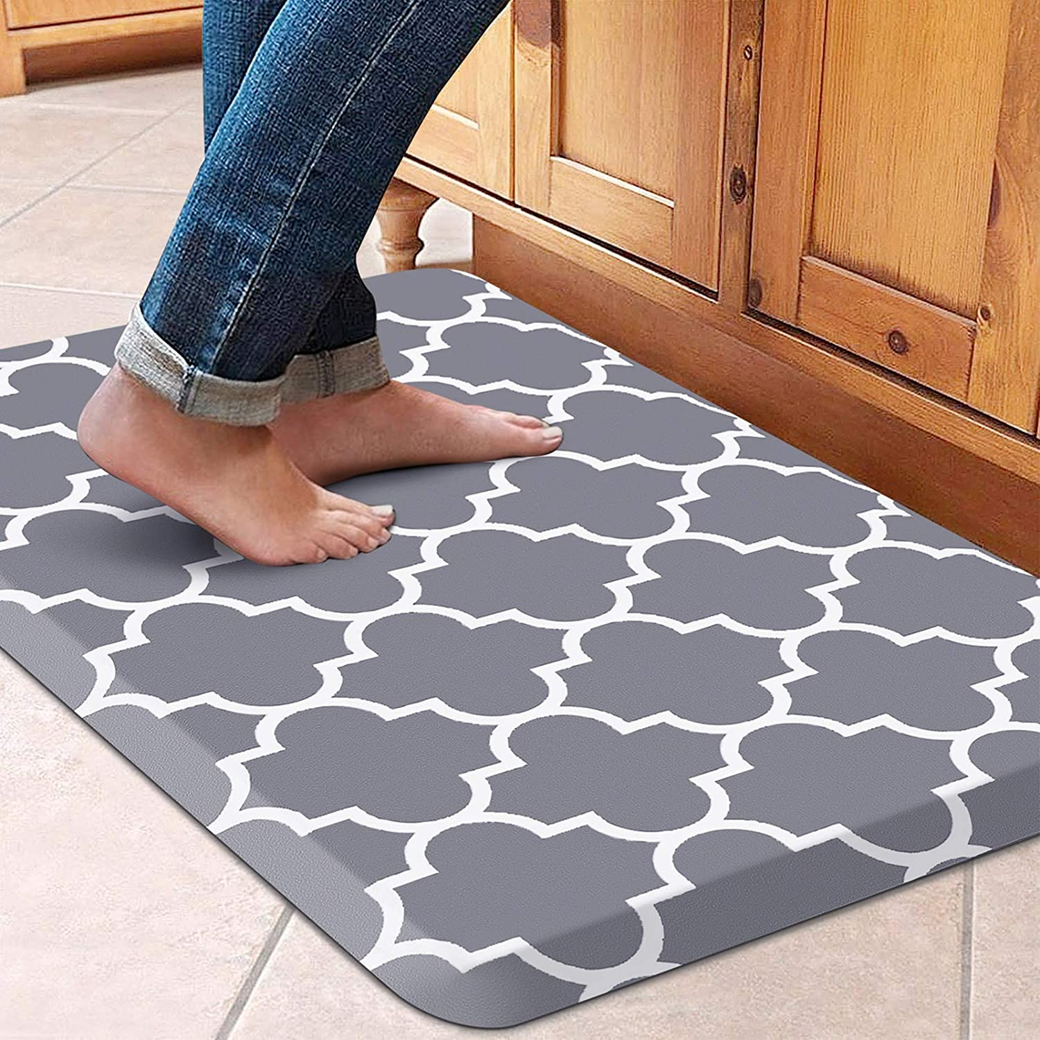 Kitchen Mat and Rugs Cushioned Anti-Fatigue,17.3