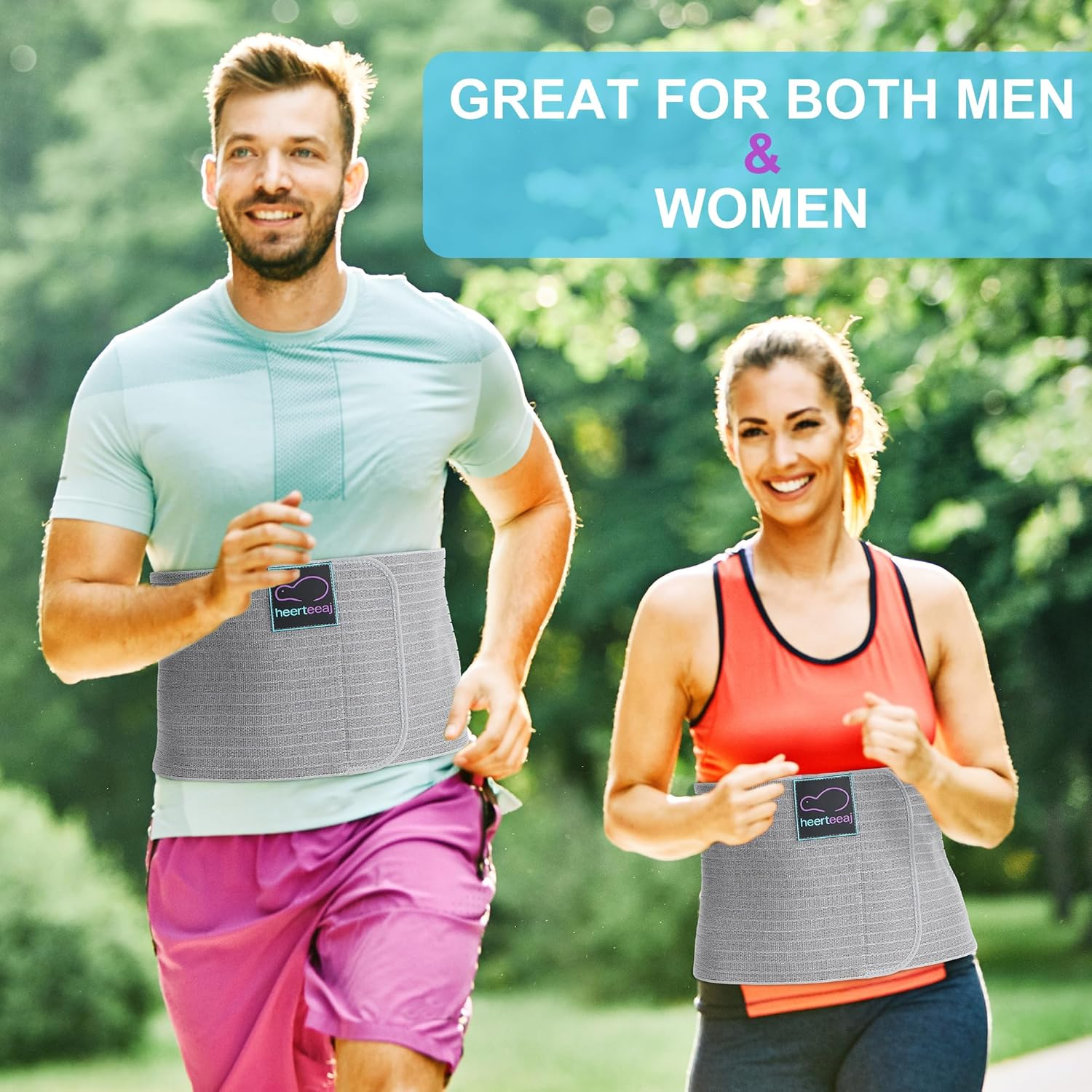HEERTEEAJ Umbilical Hernia Belt - For Men and Women – Abdominal Hernia Binder... - Picture 7 of 13