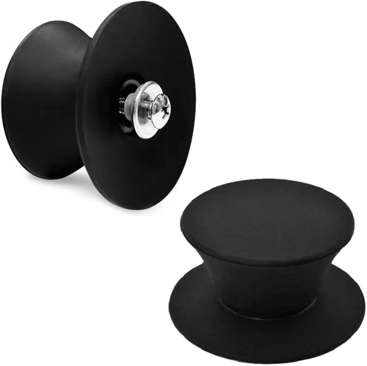 Perillas De Repuesto 2 Piezas Silicona Resistentes Calor Para Tapas Ollas Cocina