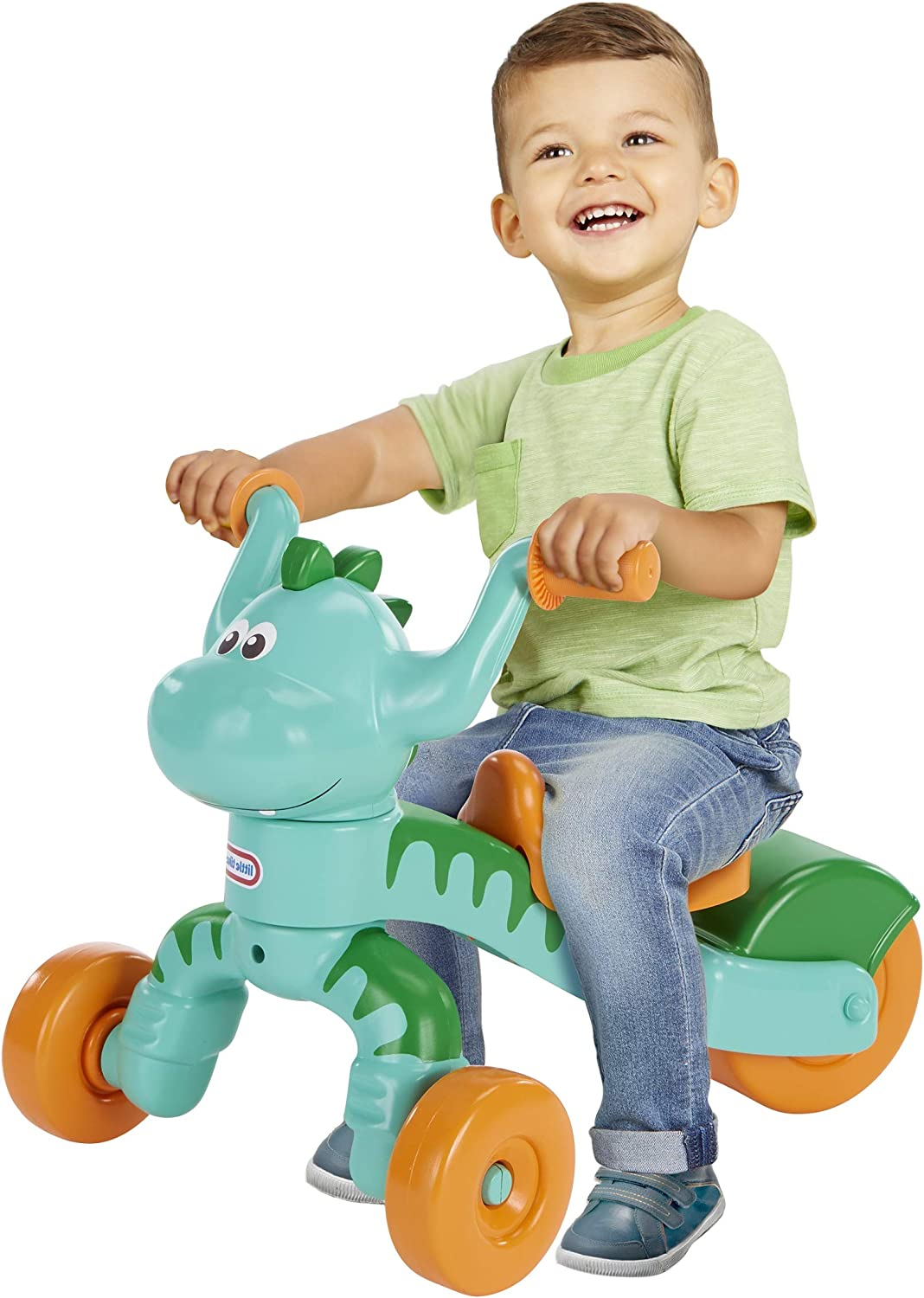 Go and Grow Dino Indoor Outdoor Ride on Toy Trike for Preschool Kids - Toddlers Dinosaur Inspired Toys and Toddler Trike to Develop Motor Skills for Boys Girls Age 1-3 Years