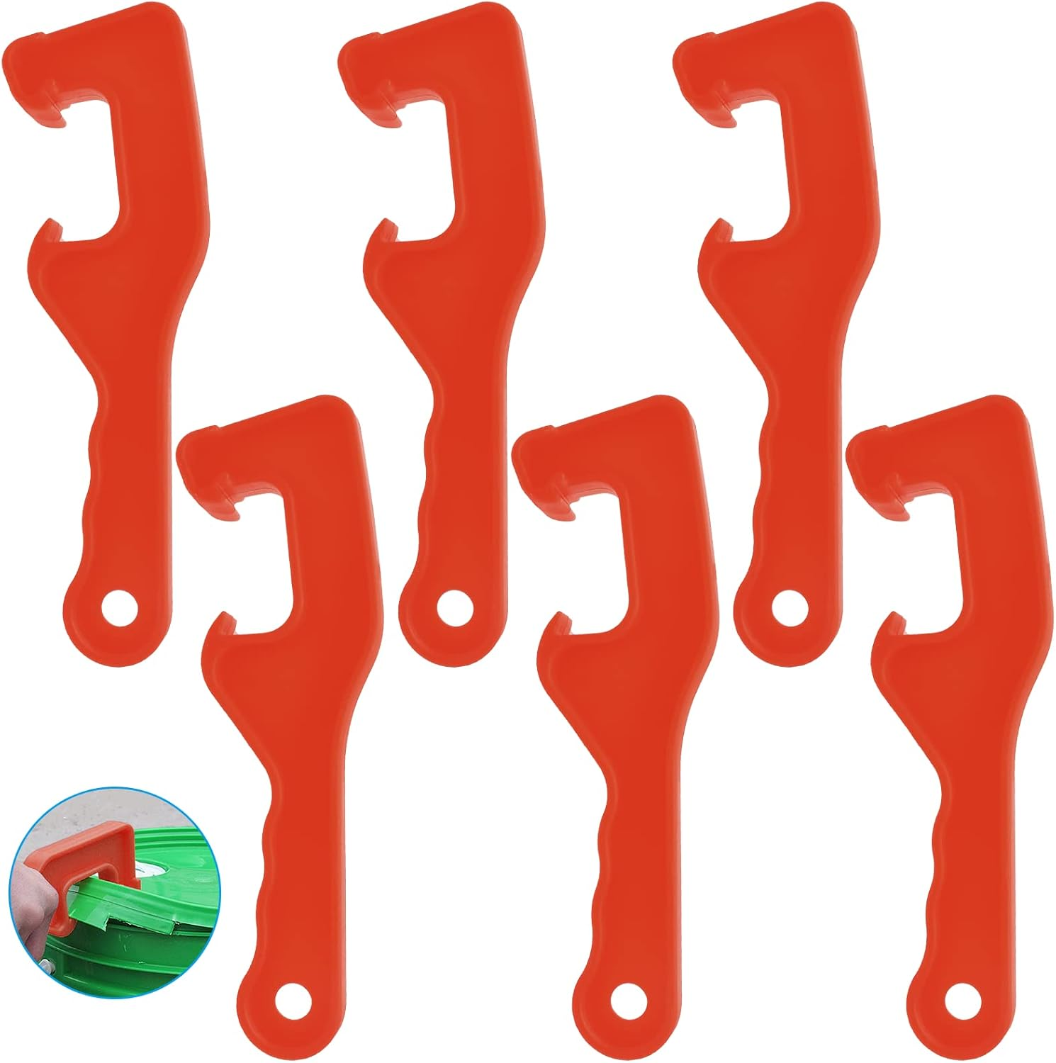 Llave Para Destapar Cubetas 5 Galones Plastico Herramienta Abrir Cubos Pintura