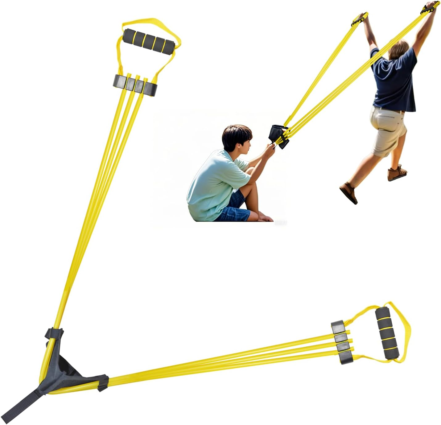 Water Balloon Launcher Slingshot Water Cannon Adjustable for Adult Heavy Duty Human Slingshot Kit Potato Launcher Catapult Real 300 Yard and Rocket Launcher(Balloons Not Include) 2025 Upgraded