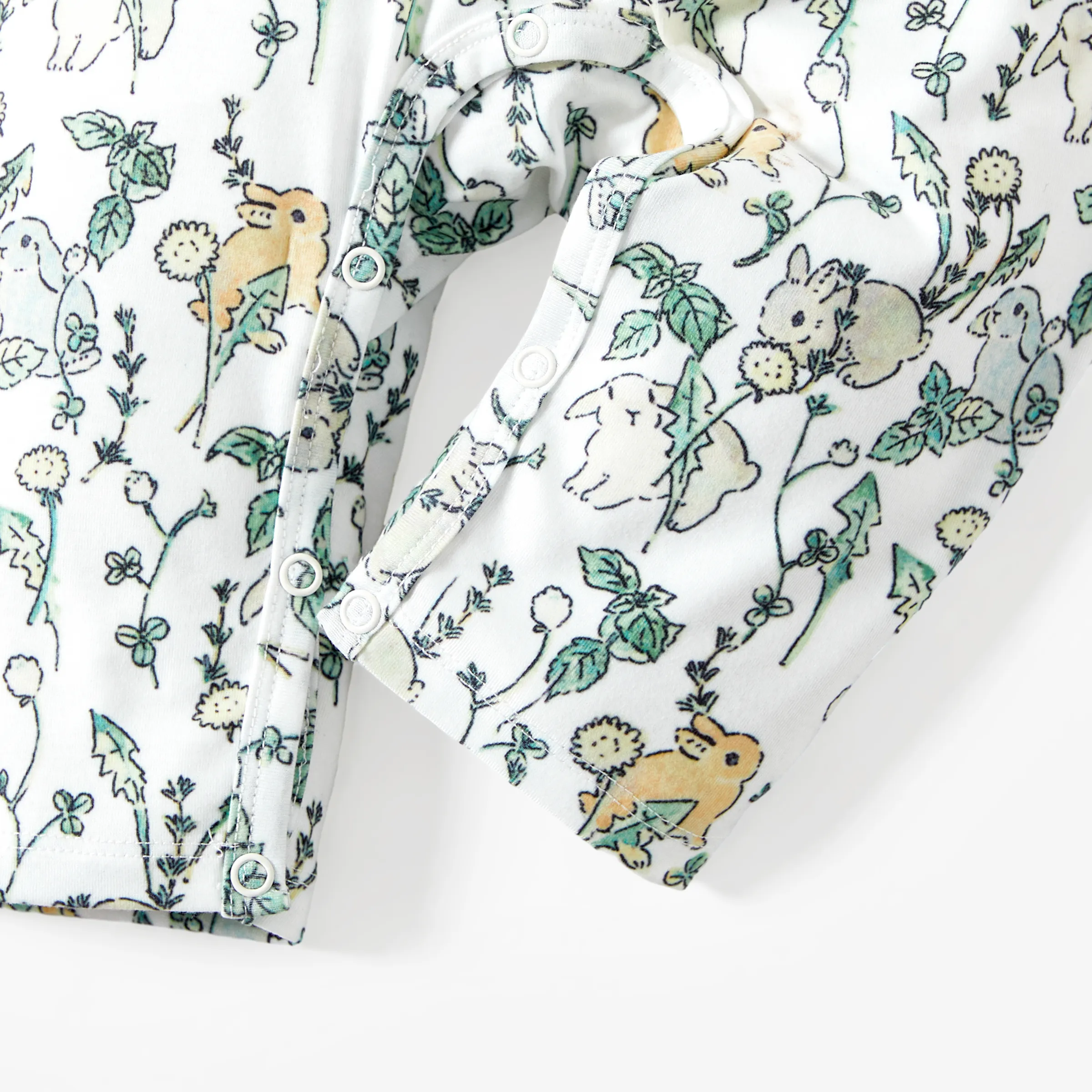 Baby Girl Clothes Floral Print Jumpsuit Color Block