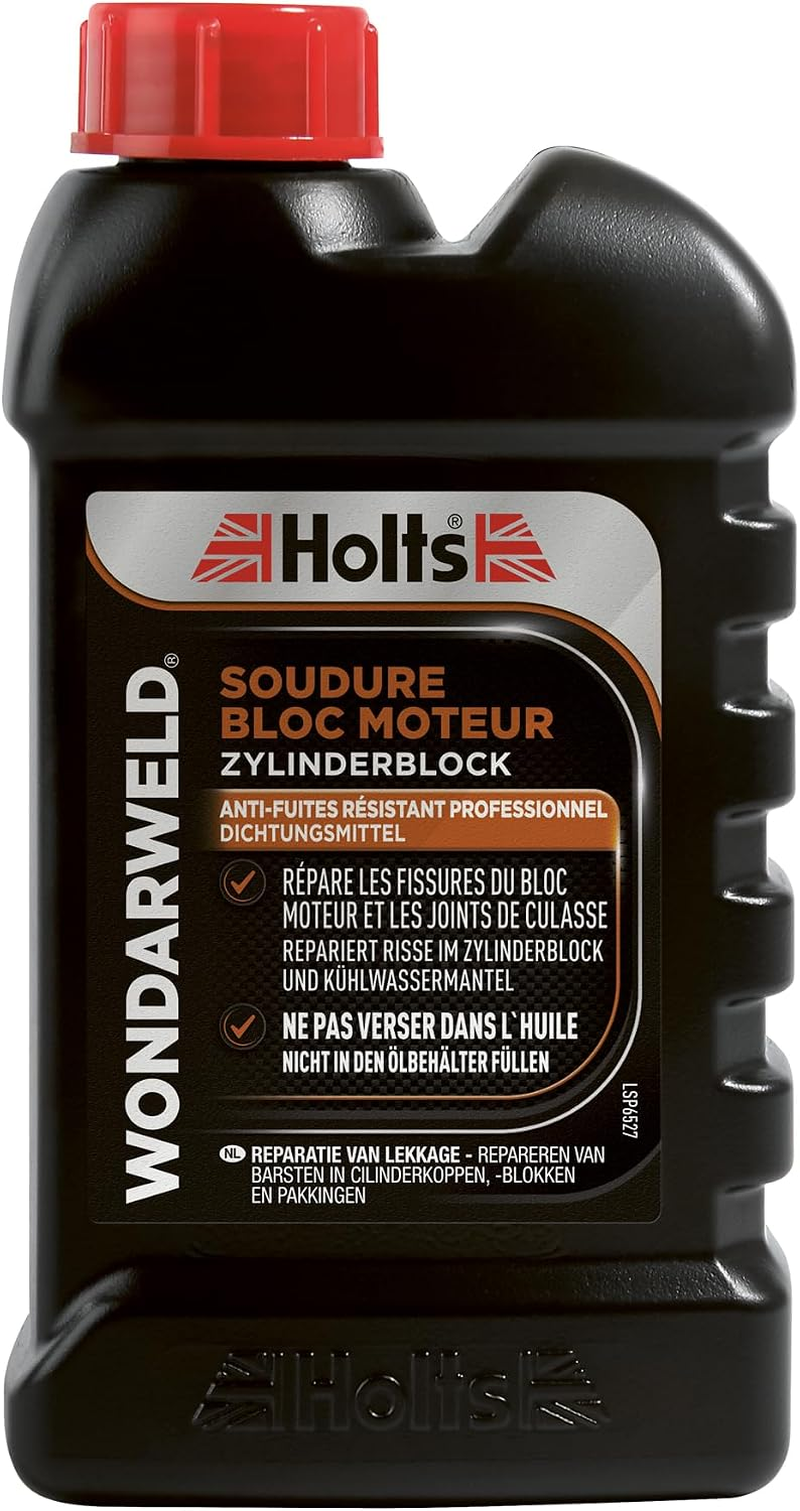Holt Lloyd International  Soudure Bloc Moteur Wondarweld– Répare Joints De Culasse, Fissures & Fuites | Action Rapide Et Durable | Formule Anti-Corrosion | Tous Types De Radiateurs – 250Ml