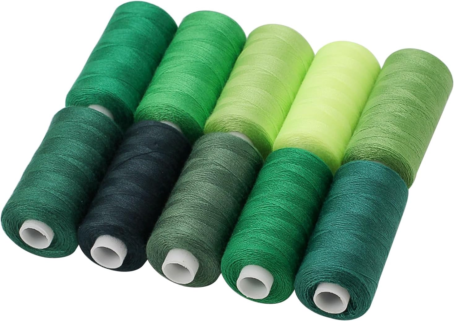 Haobase Sewing Thread Assortment Coil 10 Colors 400 Yards Per Spool 40S/2 Pol... - Picture 4 of 4