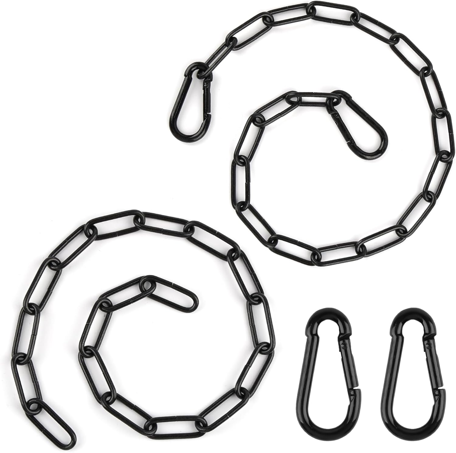 2 Pcs Gate Small Chain Lock,20 Inch Metal Link Chain,Security Chain