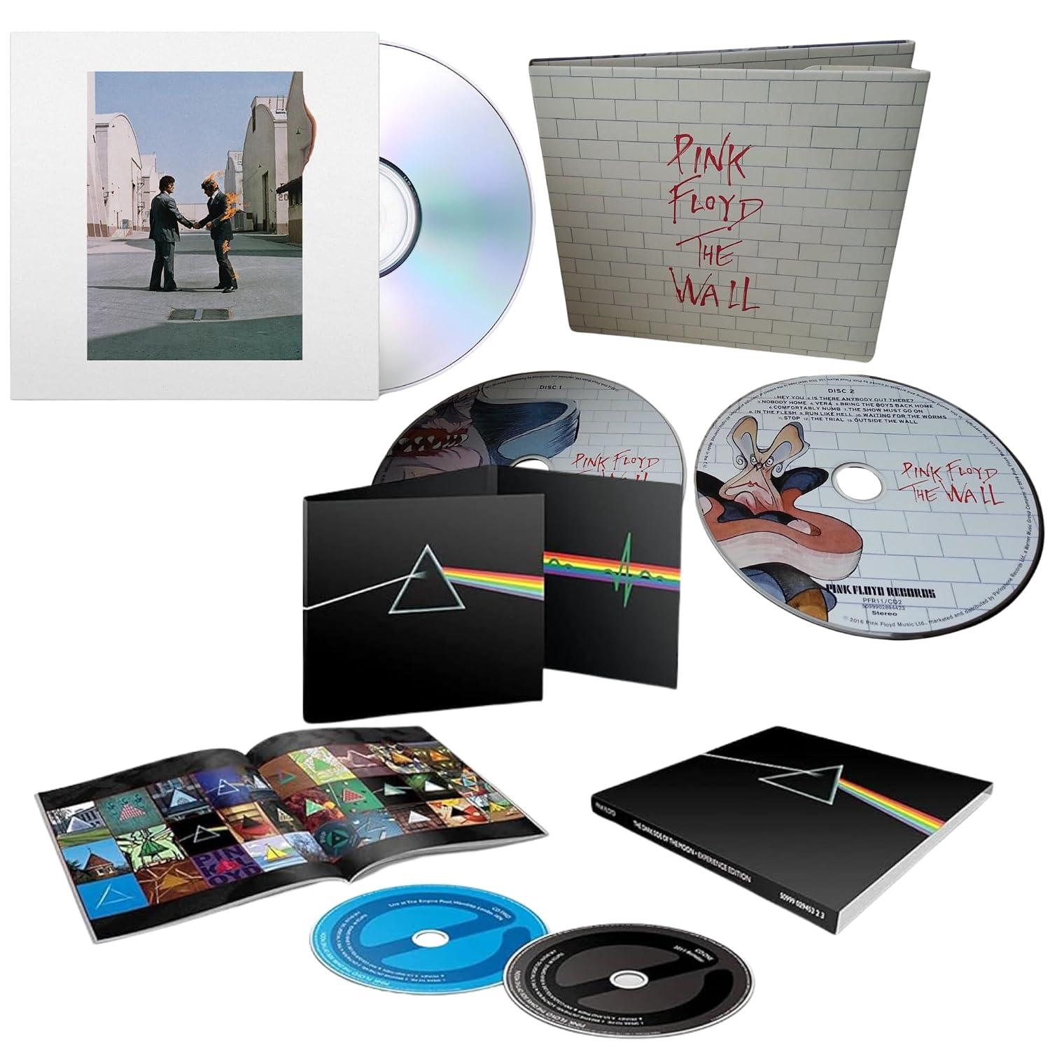 Pink Floyd Ultimate Albums 5CD Box Set The Wall Dark Side Wish You Were Here