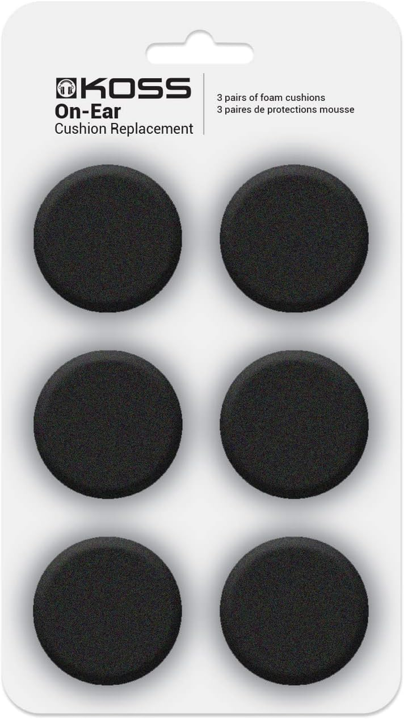 Koss Portable Replacement Cushions,Black