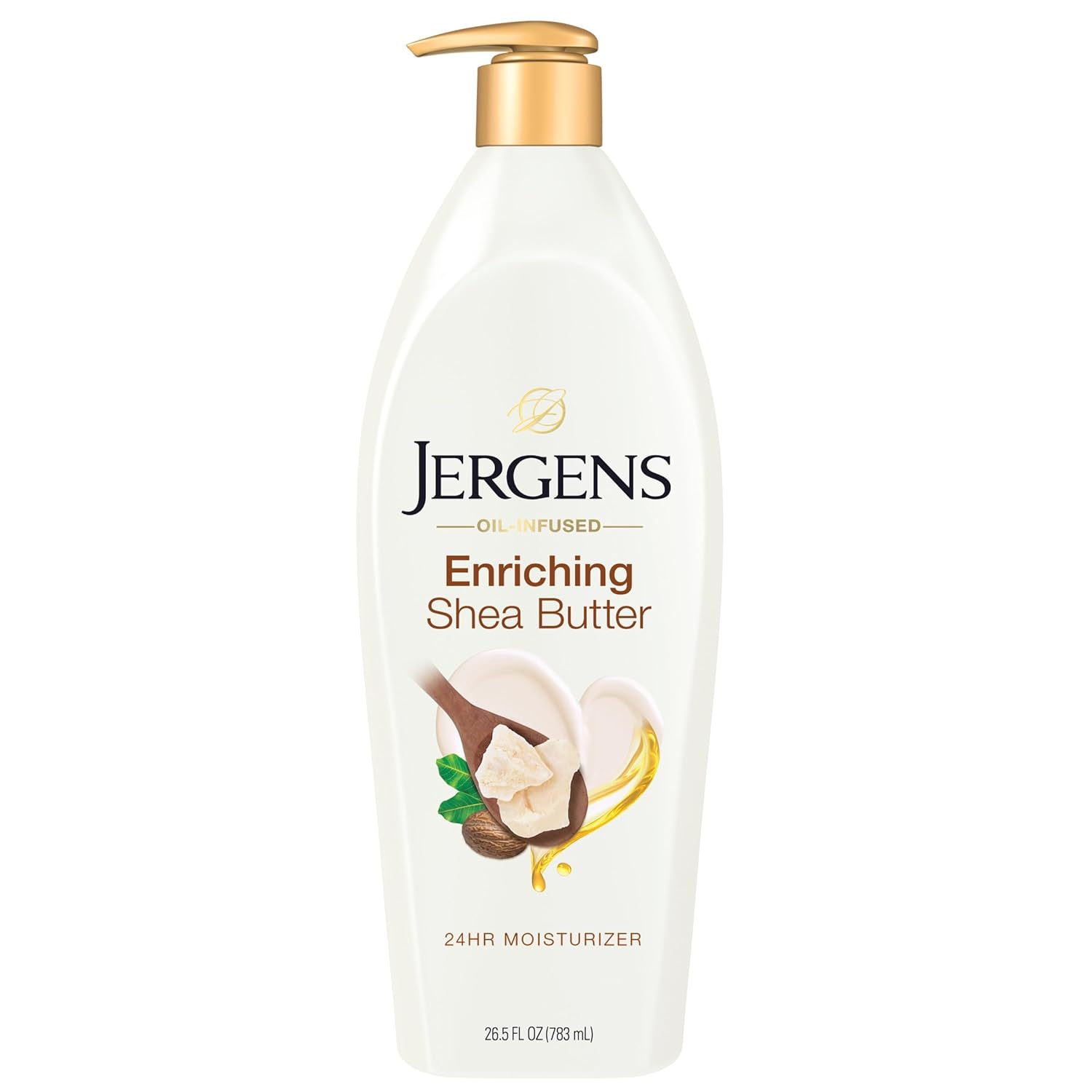 Shea Butter Hand and Body Lotion, Deep Conditioning Moisturizer, 2.5X More Radiant Skin, with Pure Shea Butter, Dermatologist Tested, 26.5 Oz