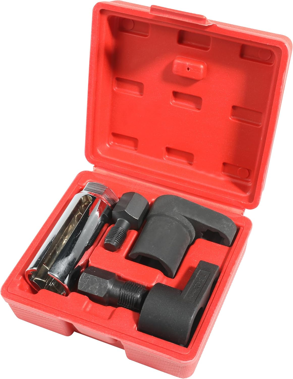 5PCS Oxygen Sensor Removers,Automotive Oxygen Sensor Socket Wrench Remover Tool and Thread Chaser Set,O2 Oxygen Sensor Socket Set for Removing and Install Oxygen Sensors,Hex Vacuum Switches