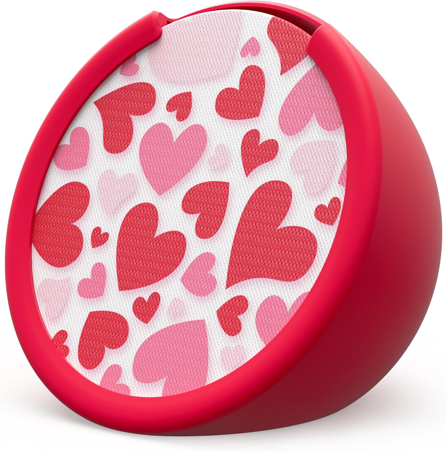 Made for Amazon Sleeve & Faceplate | Hearts, for Echo Pop
