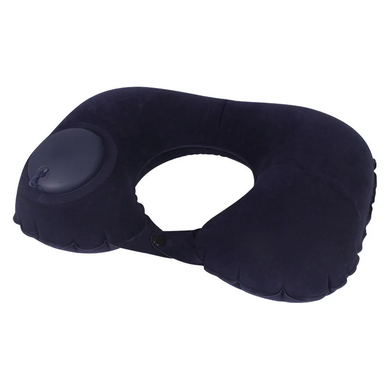 1Pc Travel Pillows Airplanes Inflatable Super Light Portable Neck Pillow U-Shape Automatic Inflatable Cervical Vertebr Pillow