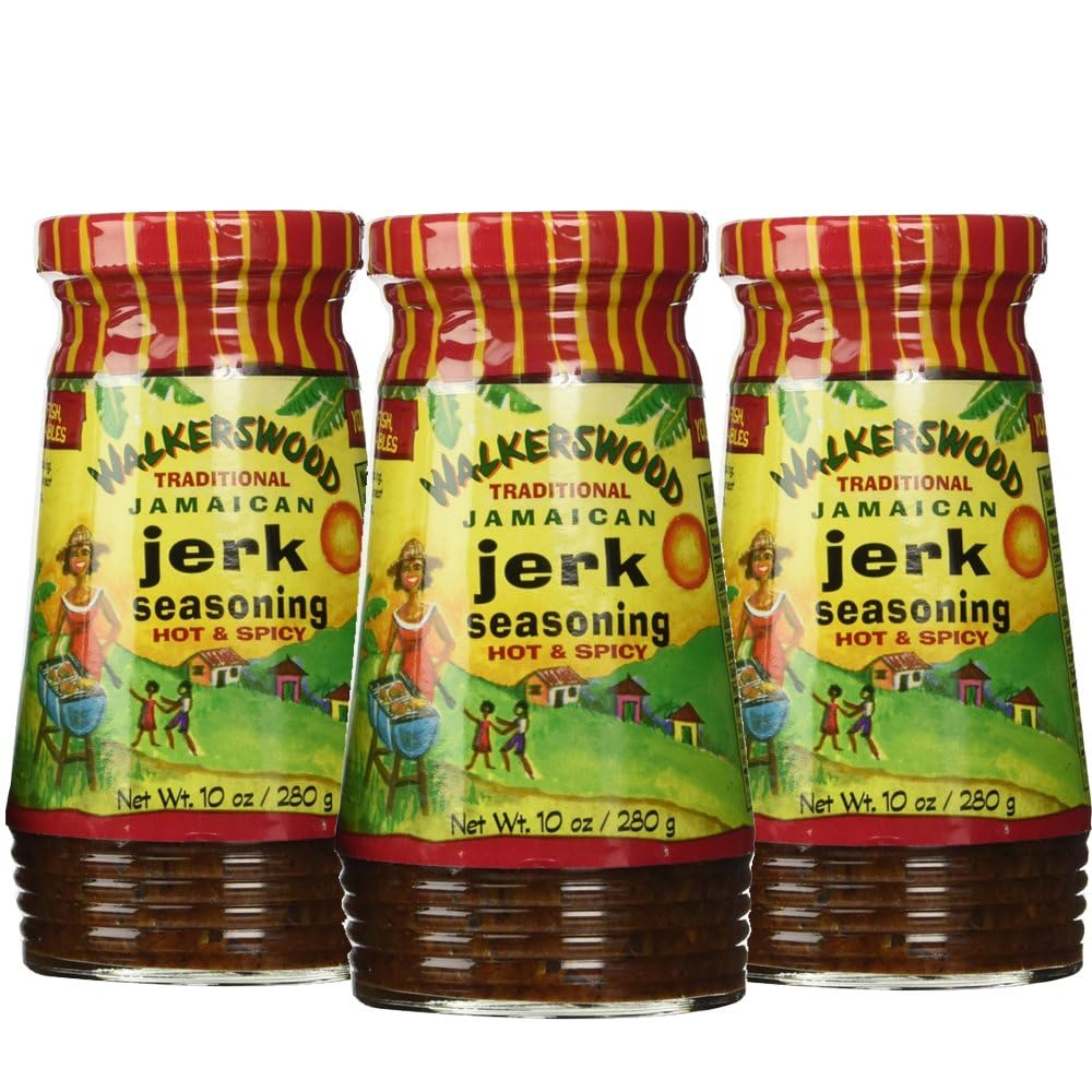 Hot & Spicy Traditional Jamaican Jerk Seasoning – (3 Pack)
