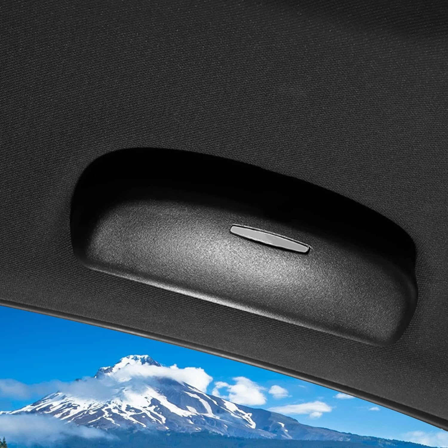 YEE PIN Brillenetui Kompatibel Mit Golf 7 7.5 / Tiguan 2/ Passat B8/ Passat Valiant Auto Sonnenblende Organizer Sonnenbrillenhalter Auto Brillenhalter Brillenorganizer Box